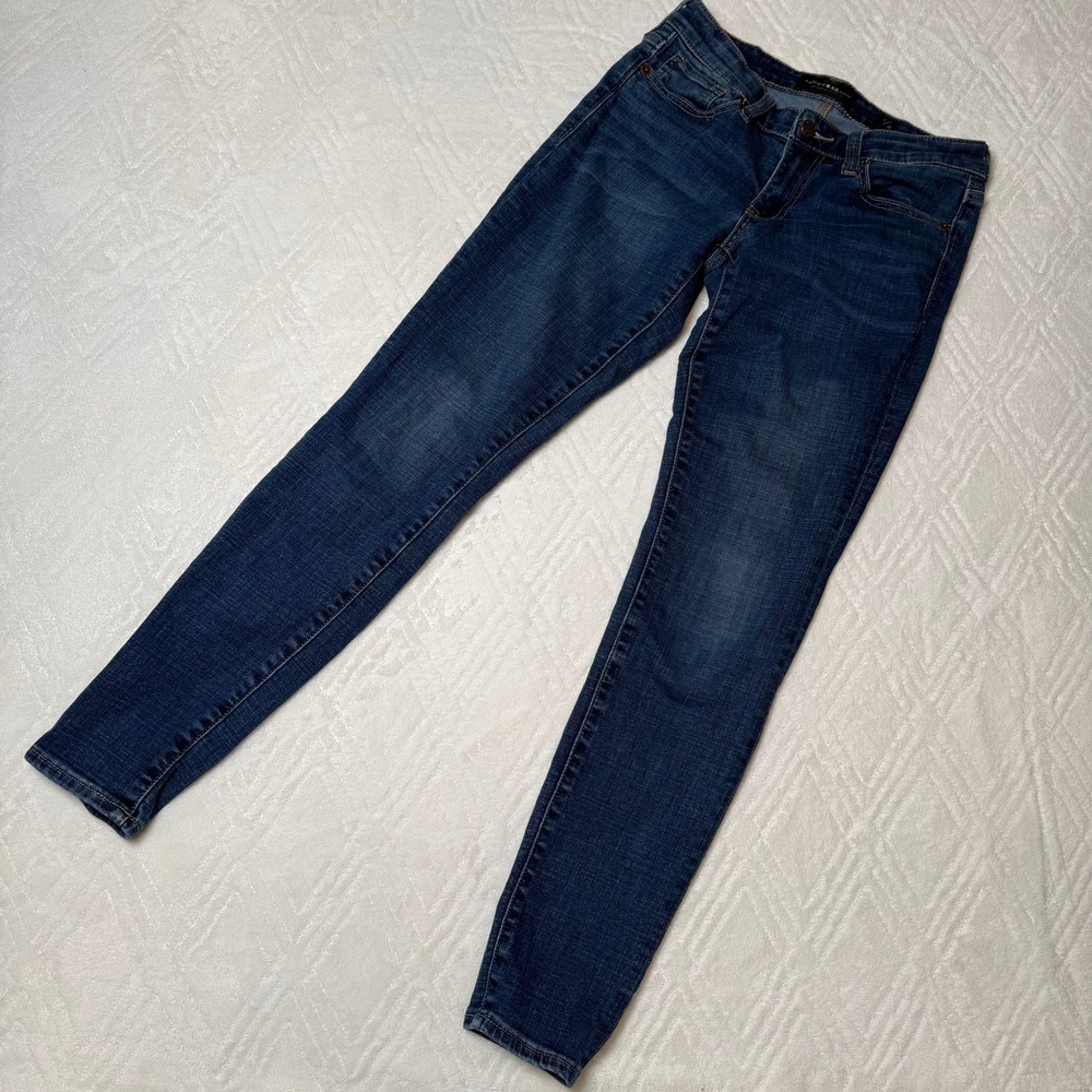 Skinny Stretch Lucky Brand Ava Jeans – Dark Wash Mid Rise Denim